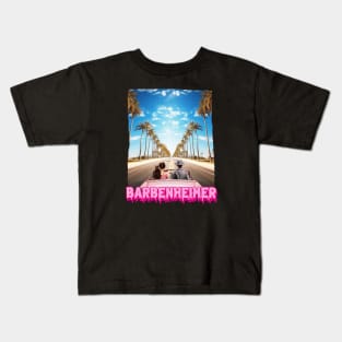 Barbie x Oppenheimer | Barbenheimer retro Kids T-Shirt